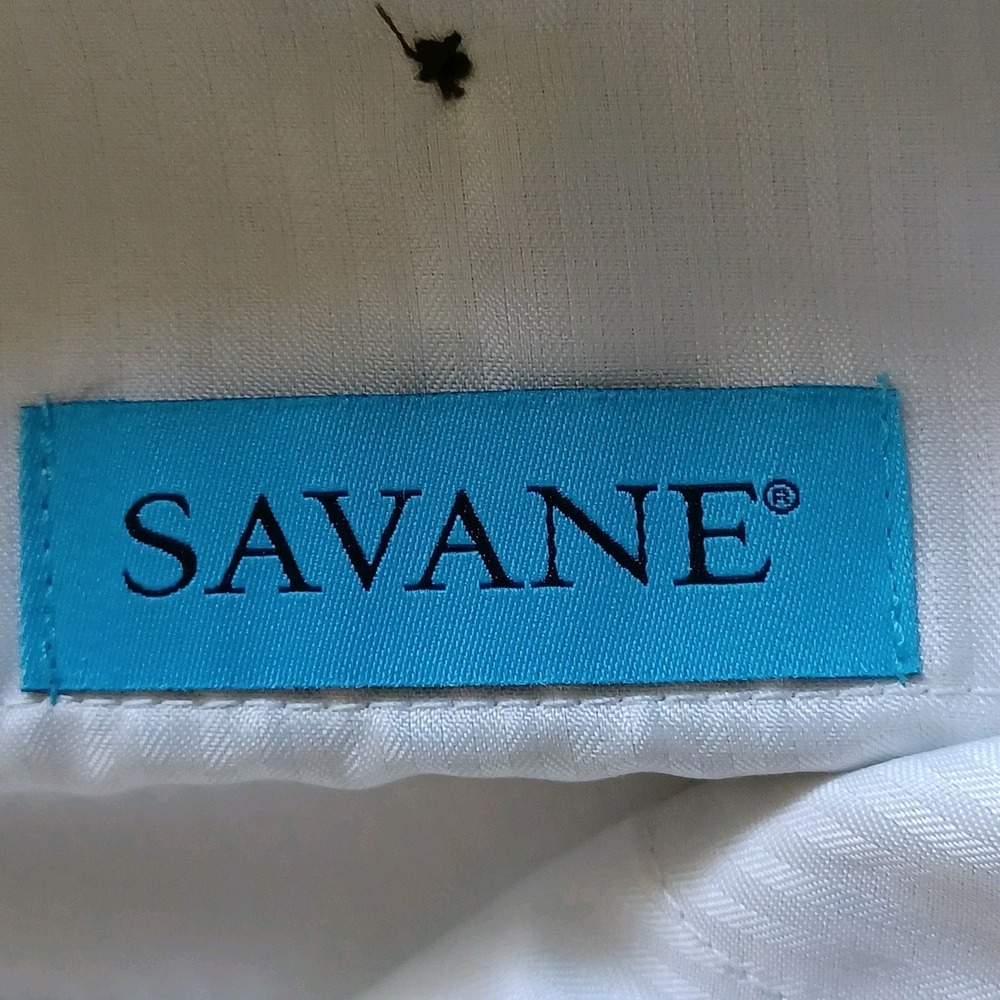 Savane Mens Pleated Flat Front Khaki Shorts Classic Fit Size 42 - Picture 6 of 8